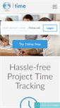 Mobile Screenshot of 1timetracking.com